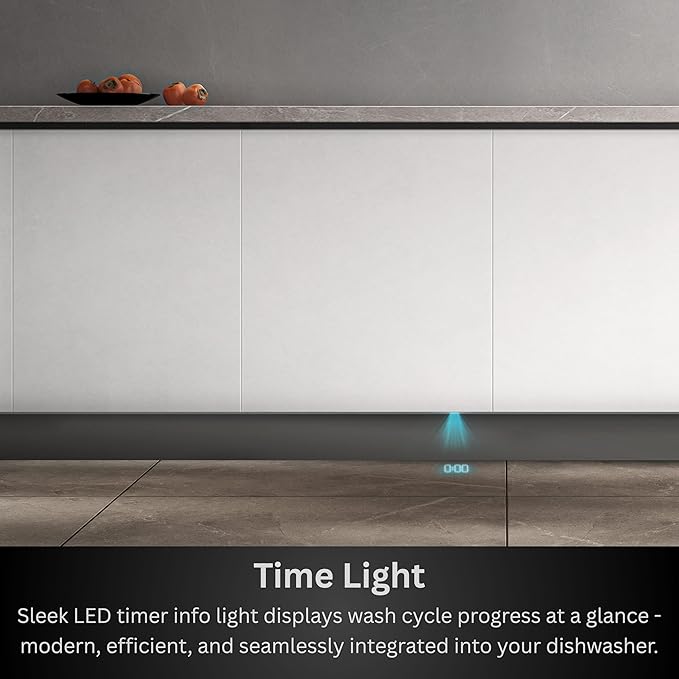 Teknix TX3BD608 - Black Full Size Dishwasher - 15 Place Settings - C Energy Rating