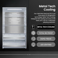 Teknix TH60TNFW - White Freestanding Frost Free Freezer - Garage Safe  - E energy