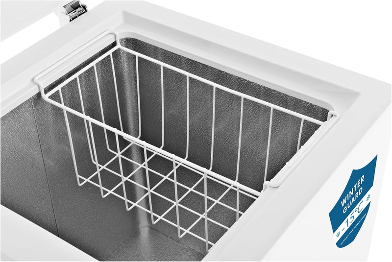 Teknix CH95 - White 95L Chest Freezer - Garage Safe - 4 Star, E Energy Rating