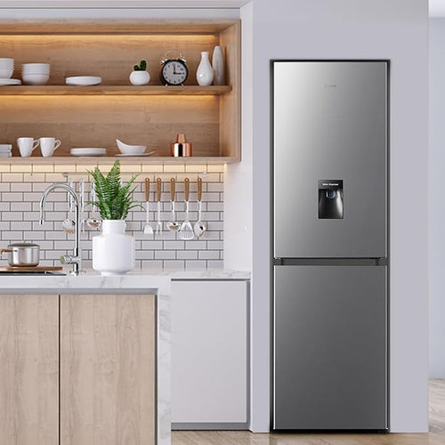 Teknix FFH1825WS/E - Silver Fridge Freezer - 256L Total Capacity - E Energy Rating