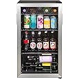 Willow WBC98SS - Stainless Steel 98L Wine Cooler - Undercounter, Triple Glazed Door - E Energy Rating