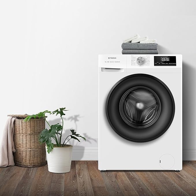 Teknix TK2W714HW - White 7KG Washing Machine - 1400 RPM - A energy - Display