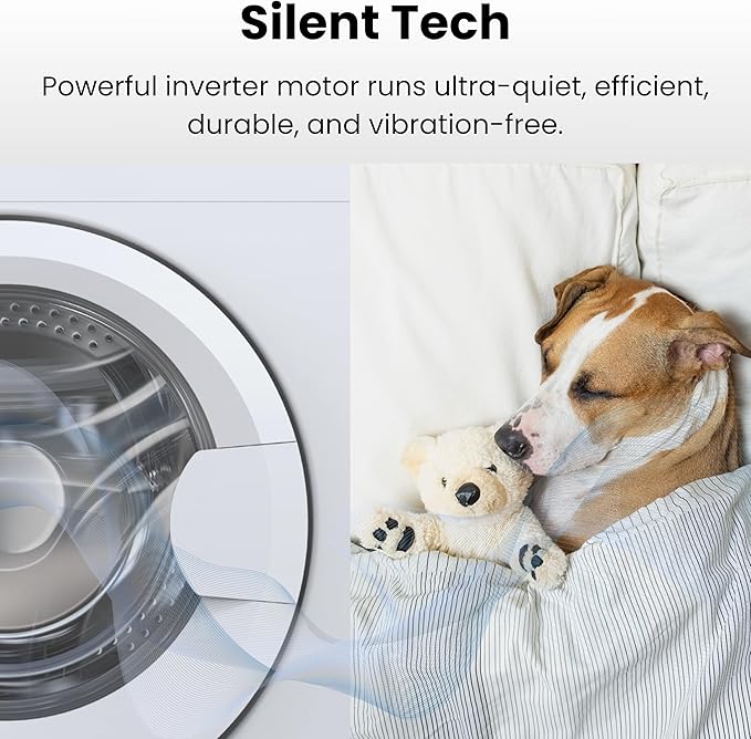 Teknix BITKW814 - White 8KG Integrated Washing Machine - 1400 RPM - A energy