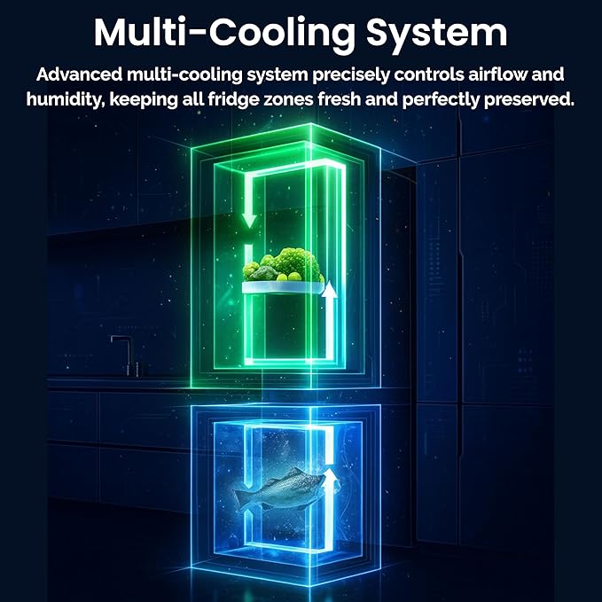 Teknix BITH70FF - White 70/30 Integrated Fridge Freezer - 246L - E energy