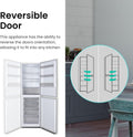 Teknix FF1860S/E - Silver Freestanding 50/50 Frost Free Fridge Freezer - E energy
