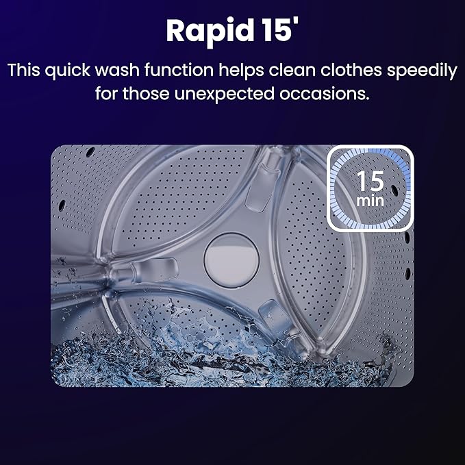 Teknix BITKW814 - White 8KG Integrated Washing Machine - 1400 RPM - A energy