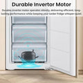Teknix BITHTZFF - White 235L Integrated Tall Freezer - Garage Safe - Total No Frost - E energy