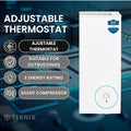 Teknix CH95 - White 95L Chest Freezer - Garage Safe - 4 Star, E Energy Rating