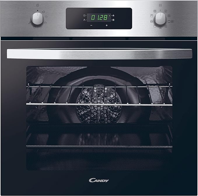 Candy FIDCX676 - Stainless Steel 60cm Built-In Single Oven - 70L Capacity - A Energy Rating