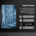 Teknix TH60TNFW - White Freestanding Frost Free Freezer - Garage Safe  - E energy