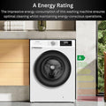Teknix TK2W714HW - White 7KG Washing Machine - 1400 RPM - A energy - Display