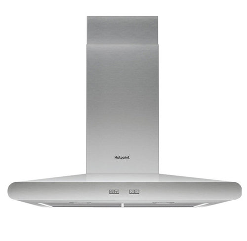 Hotpoint PHC6.7FLBIX - Stainless Steel 60cm Chimney Cooker Hood - 713 m³/h Extraction - B Energy Rating