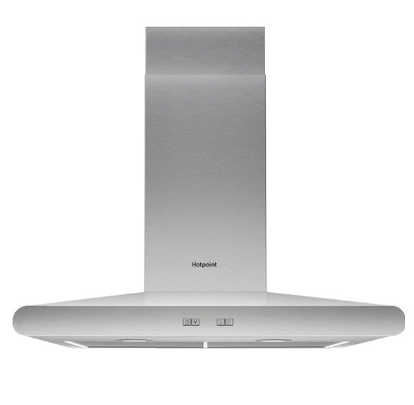 Hotpoint PHC6.7FLBIX - Stainless Steel 60cm Chimney Cooker Hood - 713 m³/h Extraction - B Energy Rating