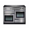 Rangemaster PROP110ECSS/C - Black, Stainless Steel/Chrome 110cm Ceramic Range Cooker - 153L Capacity - A Energy Rating