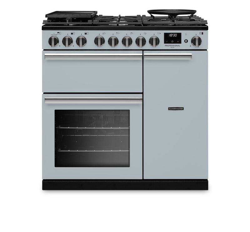 Rangemaster PRDL90DFPMSB/CM1 - Blue Range Cooker - 5 Zones - A energy