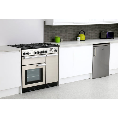 Rangemaster PROP90DFFSS/C - Stainless Steel/Chrome 90cm Range Cooker - Dual Fuel - A Rated