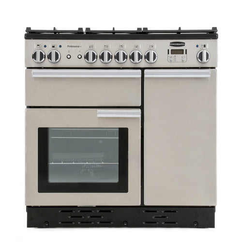 Rangemaster PROP90DFFSS/C - Stainless Steel/Chrome 90cm Range Cooker - Dual Fuel - A Rated