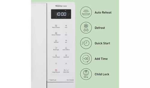 Panasonic NN-ST68QSBPQ - Silver Microwave