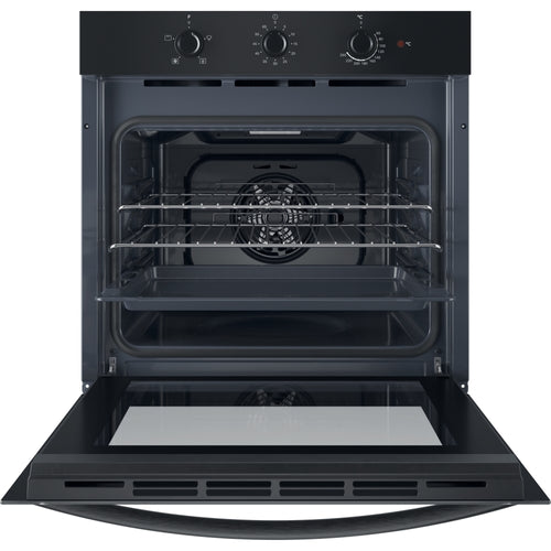 Indesit IO 233 B UK - Black Built-In Single Oven - 66L - A Energy Rated