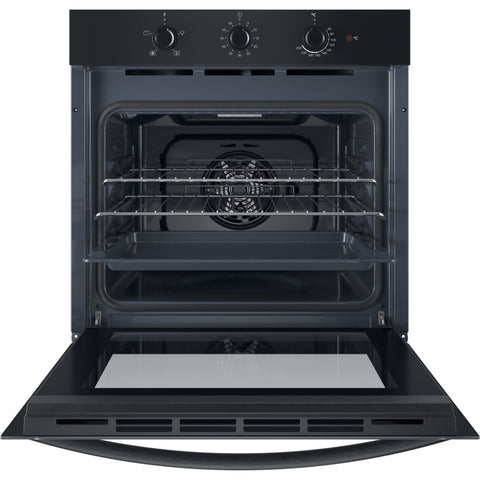 Indesit IO 233 B UK - Black Built-In Single Oven - 66L - A Energy
