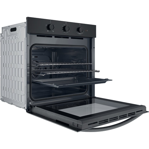 Indesit IO 233 B UK - Black Built-In Single Oven - 66L - A Energy Rated