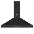 Stoves ST STERLING CHIM 90PYR BLK - Black 90cm Chimney Extractor - 610m³/h - A+ energy