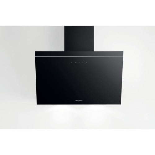 Hotpoint PHVP62FLTK - Black Chimney Extractor - 60cm - A Energy Rated