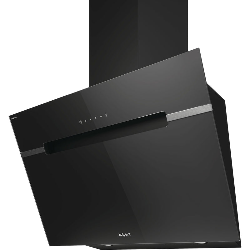 Hotpoint PHVS91FLTDPK - Black 90cm Chimney Cooker Hood - 570m³/h Air Flow - A+ Energy Rated