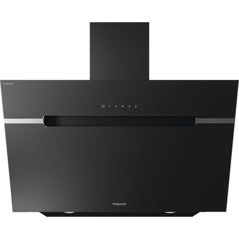 Hotpoint PHVS91FLTDPK - Black 90cm Chimney Cooker Hood - 570m³/h Air Flow - A+ Energy Rated