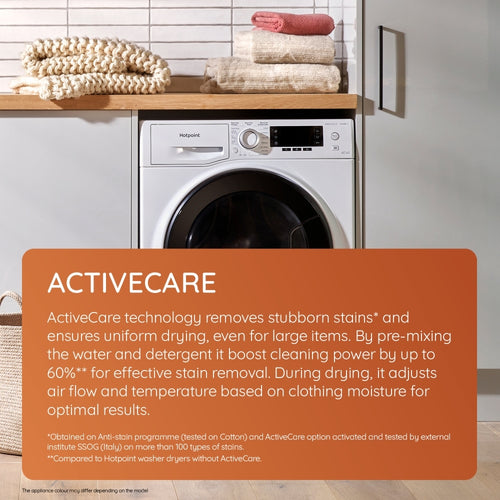 Hotpoint NDD 86448 WDA UK - White 8KG Washer Dryer - 1400 RPM - C energy