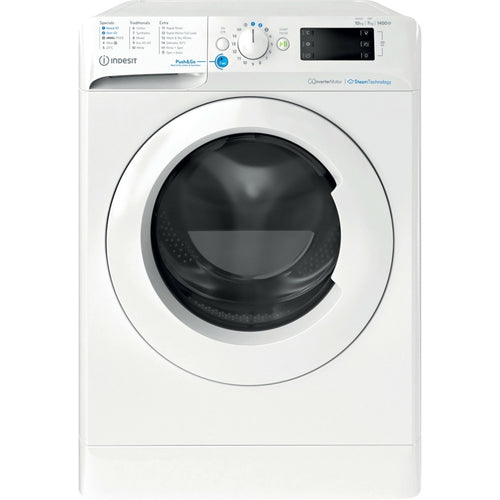 Indesit BDE 107436 WV UK - White 10KG / 7KG Washer Dryer - 1400 RPM - D energy