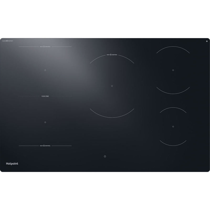 Hotpoint HTX8017DCF2 - Black 80cm Induction Hob - 5 Cooking Zones