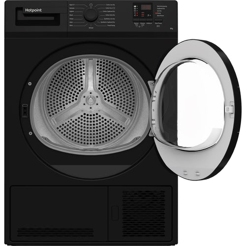 Hotpoint C HD C82 BBGD UK - Black 8KG Tumble Dryer - 1200 RPM - B Energy Rating