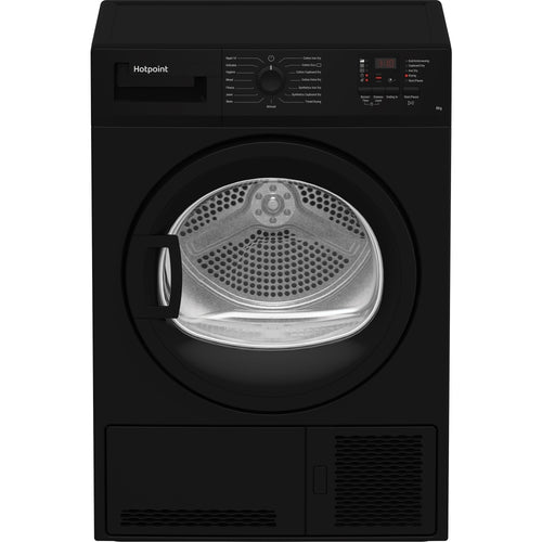 Hotpoint C HD C82 BBGD UK - Black 8KG Tumble Dryer - 1200 RPM - B Energy Rating