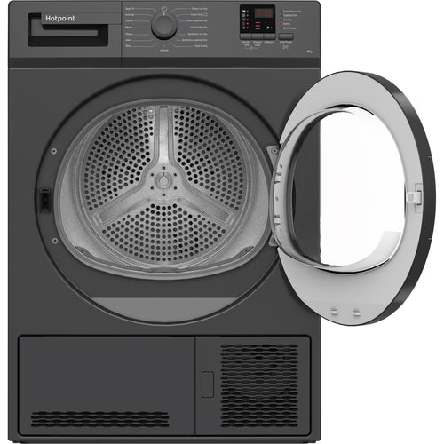 Hotpoint C HD C82 GGGD UK - Grey 8KG Condenser Tumble Dryer - 15 Programs - B Energy Rating