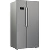 Hotpoint HPG2 6592 XP4UKWR - Silver American Fridge Freezer - 593L Capacity - E Energy Rating