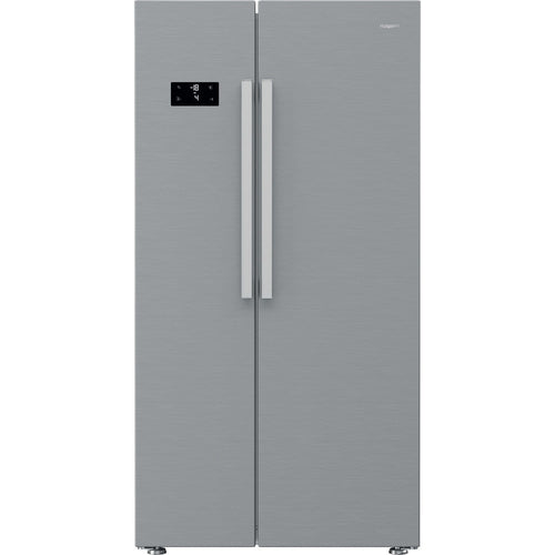 Hotpoint HPG2 6592 XP4UKWR - Silver American Fridge Freezer - 593L Capacity - E Energy Rating