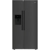 Hotpoint HPG2 6574W XBR5UK - Stainless Steel American Fridge Freezer - 571L - D Energy