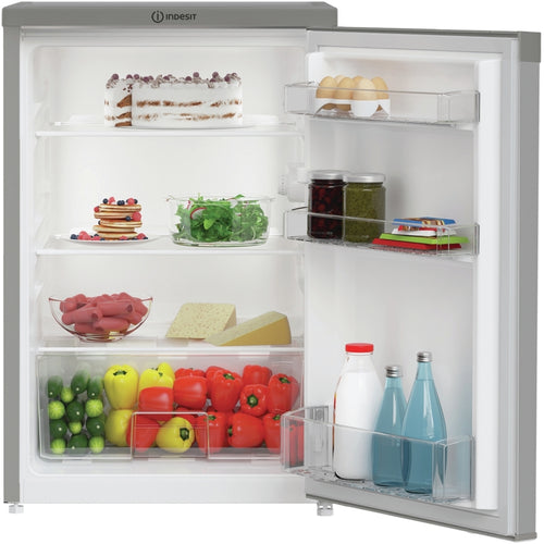 Indesit I55R1 112S UK - Silver Under Counter Larder Fridge - 128L - E energy