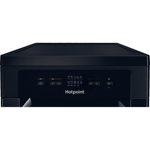 Hotpoint HP2FE10CS90BUK - Black 10 Place Setting Slimline Dishwasher - E Energy Rating