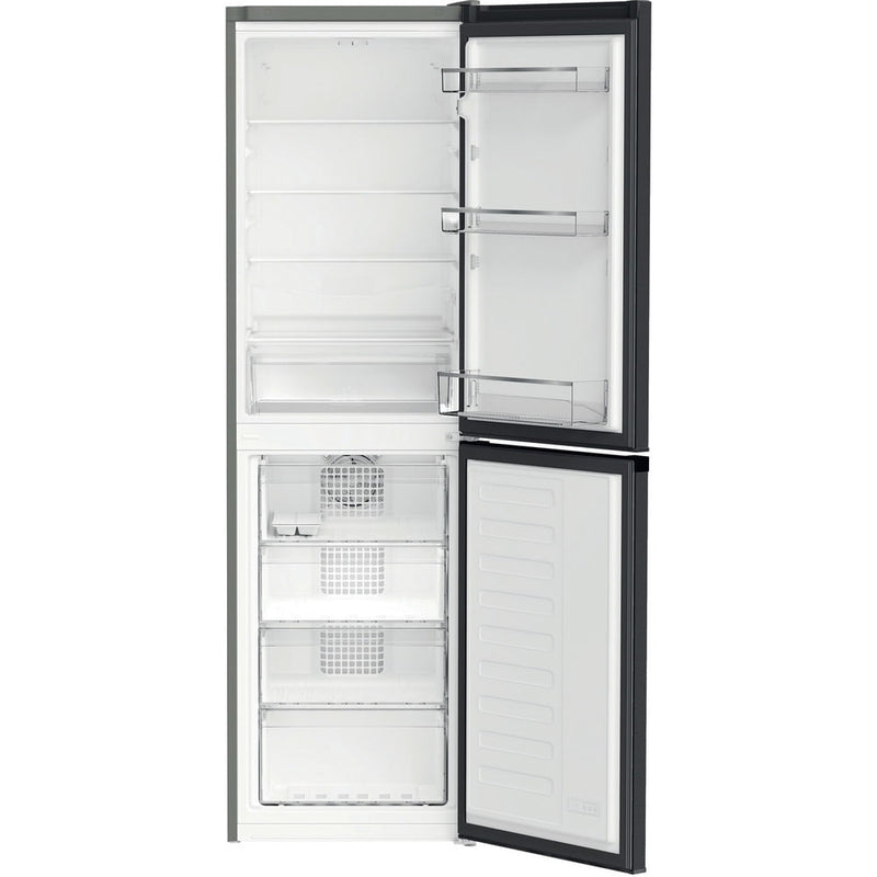 Hotpoint HPKH 1261 XBR4UK - Grey 270L Fridge Freezer - 50/50 Split - E Energy Rating