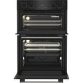 Hotpoint DIH 82G1A B - Black Built-In Double Oven - 109L Total Capacity - A Energy Rated