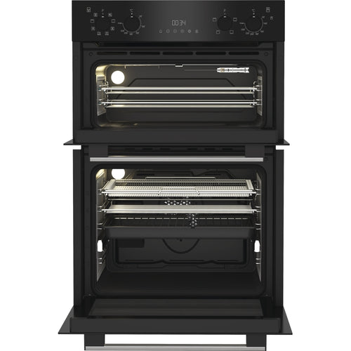 Hotpoint DIH 82G1A B - Black Built-In Double Oven - 109L Total Capacity - A Energy Rated