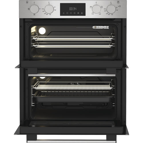 Hotpoint DUH 10D IX - Stainless Steel Double Oven - 86L Total Capacity - A Energy Rated