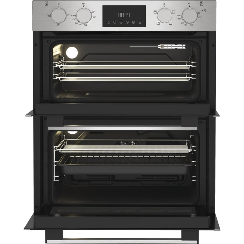 Hotpoint DUH 10D IX - Stainless Steel Double Oven - 86L Total Capacity - A Energy Rated