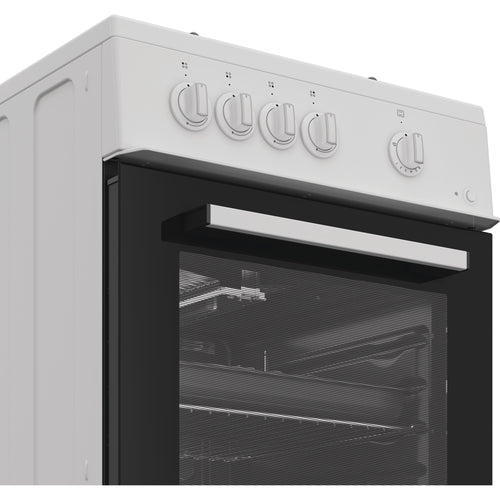 Indesit I5G1KMW - White Gas Cooker - 55L Single Oven - A Rated