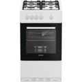 Indesit I5G1KMW - White Gas Cooker - 55L Single Oven - A Rated