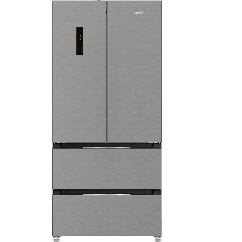 Hotpoint HPG2 6513 XBR4UK - Grey American Fridge Freezer - 615L - D Energy