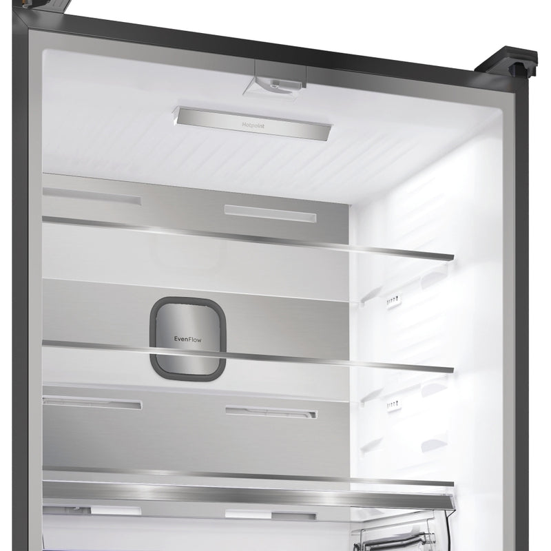 Hotpoint HPG2 6513 XK5E - Black American Fridge Freezer - 615L - D Energy