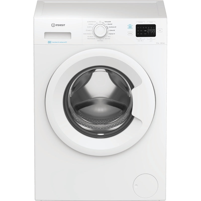 Indesit IP 1046 PUSH&GO UK - White 10KG Washing Machine - 1400 RPM - A Energy